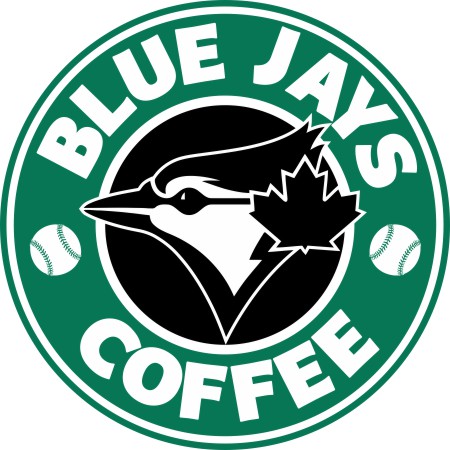 Toronto Blue Jays Starbucks Coffee Logo vinyl decal